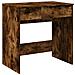 Toeletta Con Specchio Rovere Fumo 73x46,5x120 Cm - Foto miniatura 2