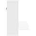 Scrivania A Parete Bianca 105x48x75 Cm In Legno Multistrato - Foto miniatura 4