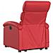 Poltrona Alzapersona Reclinabile Elettrica Rossa in Similpelle - Foto miniatura 4