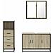 Set Mobili da Bagno 3 pz Rovere Sonoma in Legno Multistrato - Foto miniatura 5