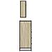 Set Mobili da Bagno 3 pz Rovere Sonoma in Legno Multistrato - Foto miniatura 7