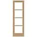 "porta interna con vetro ""ORKDAL"" 61x198,5x4 cm in legno massello di pino" - Foto miniatura 5