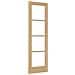 "porta interna con vetro ""ORKDAL"" 61x198,5x4 cm in legno massello di pino" - Foto miniatura 1