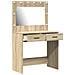 Toeletta con luci LED Rovere Sonoma 78,5 x 41 x 135 cm - Foto miniatura 4