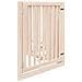 Cancello per Cani con Porta Pieghevole 4 Pannelli 320 cm Pioppo - Foto miniatura 5