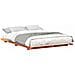 Struttura letto a terra Cera marrone 140 x 220 cm - Foto miniatura 3