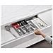 Organizzatore Modulare Per Cassetti Duo Dieci Pezzi Ideale Per Utensili Da Cucina Cancelleria E Attrezzi Design Personalizzabile E Compatto Colore Grigio Rosso - Foto miniatura 4