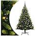 Albero di Natale Artificiale Pieghevole 150 LED Verde 150 cm - Foto miniatura 1