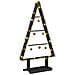 Albero di Natale in metallo con supporto Nero 60 cm Acciaio - Foto miniatura 3