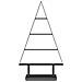 Albero di Natale in metallo con supporto Nero 60 cm Acciaio - Foto miniatura 5
