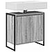 Mobile da Bagno Grigio Sonoma 60 x 30 x 60 cm Legno multistrato - Foto miniatura 3