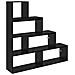 Libreria divisoria Rovere Nero 143,5 x 29 x 143,5 cm - Foto miniatura 1