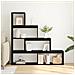 Libreria divisoria Rovere Nero 143,5 x 29 x 143,5 cm - Foto miniatura 4