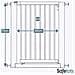 Bettacare Cancelletto Elegance In Legno, Bianco, 87cm - 95cm, Cancelletto Di Sicurezza A Pressione, Passaggio Extra Largo Di 65cm - Foto miniatura 3