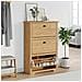Scarpiera BODO Marrone miele 80 x 35 x 118 cm Legno multistrato - Foto miniatura 2