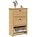 Scarpiera BODO Marrone miele 80 x 35 x 118 cm Legno multistrato - Foto miniatura 3