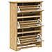 Scarpiera BODO Marrone miele 80 x 35 x 118 cm Legno multistrato - Foto miniatura 4