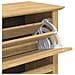 Scarpiera BODO Marrone miele 80 x 35 x 118 cm Legno multistrato - Foto miniatura 8