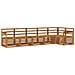 Set divani 6 pcs Naturale Legno di Acacia Massello - Foto miniatura 1