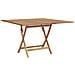 Set da Pranzo per Giardino Marrone Legno Teak Massello - Foto miniatura 3