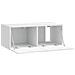 Mobile Porta TV da Muro 78,5 x 31 cm Bianco Lucido - Foto miniatura 2
