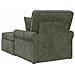 Chaise Longe con Gonna con cuscino Verde 157 x 91 x 91 cm ARES - Foto miniatura 6