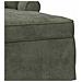 Chaise Longe con Gonna con cuscino Verde 157 x 91 x 91 cm ARES - Foto miniatura 7