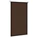 Tenda a Rullo Esterno Blocco UV 90% Marrone 80 x 230 cm HDPE - Foto miniatura 4