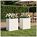 Vaso da giardino 2 pz Bianco 40 x 30 x 40 cm - Foto miniatura 2