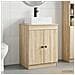 Set di mobili per il bagno Rovere Sonoma Legno ingegnerizzato - Foto miniatura 8