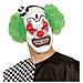 Maschera Mezzo Viso Killer Clown Con Cap - Foto miniatura 1