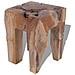 Sgabello In Legno Di Teak 30x30x40 Cm - Foto miniatura 2