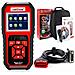 Tester Obd2 Ii Scanner Kw850 Lettore Codice Diagnostica Centralina Auto Rosso e Nero - Foto miniatura 1