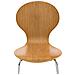 Sedia Impilabile Diego in Legno I Sedia Attesa in Metallo I Sedia Ergonomica Conferenza I Sedia Design Classico Riunioni O Sale Quercia - Foto miniatura 3