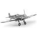 Metal Earth Supermarine Spitfighter Puzzle Di Metallo 3d - Foto miniatura 4