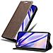Custodia Compatibile Con Honor 20 Pro In Bruno Caffè - Coperchio Protettiva Con Chiusura Magnetica, Funzione Stand E Tasca Per Le Carte - Foto miniatura 1