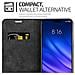 Custodia Compatibile Con Xiaomi Mi 8 Lite In Bruno Caffè - Coperchio Protettiva Con Chiusura Magnetica, Funzione Stand E Tasca Per Le Carte - Foto miniatura 2