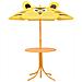 Set Da Bistrot Da Giardino Per Bambini Con Ombrellone Giallo - Foto miniatura 2