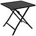Abelus - Tavolo Da Giardino Pieghevole Salvaspazio In Alluminio 70 X 70 - Foto miniatura 1