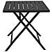 Abelus - Tavolo Da Giardino Pieghevole Salvaspazio In Alluminio 70 X 70 - Foto miniatura 4