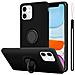 Cadorabo Custodia Compatibile Con Apple Iphone 11 In Liquid Nero - Coperchio Protettivo In Silicone Tpu Flessibile Con Anello - Foto miniatura 1