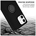 Cadorabo Custodia Compatibile Con Apple Iphone 11 In Liquid Nero - Coperchio Protettivo In Silicone Tpu Flessibile Con Anello - Foto miniatura 8