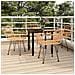 Set Da Pranzo Da Giardino 5 Pz In Polyrattan - Foto miniatura 1