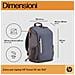 Zaino per laptop Travel 15.6 Blue Night da 18 litri - Foto miniatura 11