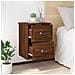 Comodino A Parete Rovere Marrone 41,5x36x53 Cm - Foto miniatura 3