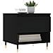 Tavolini Da Salotto 2 Pz Neri 50x46x50 Cm In Legno Multistrato - Foto miniatura 3