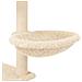 Albero Per Gatti Con Tiragraffi In Sisal Crema 153 Cm - Foto miniatura 5