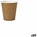 Set Di Bicchieri Monouso Carta Kraft 50 Pezzi 120 Ml (20 Unità) - Foto miniatura 1