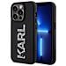 Cover Per Iphone 15 Pro 3d Rubber Karl Glitter, Nero - Foto miniatura 2