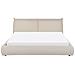 Letto Matrimoniale Tessuto Beige 180 X 200 Cm Vinay - Foto miniatura 8